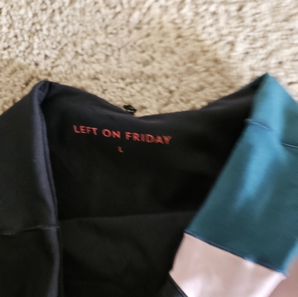 Left On Friday Black and Pink Swim Bottom - Picture 3 of 7